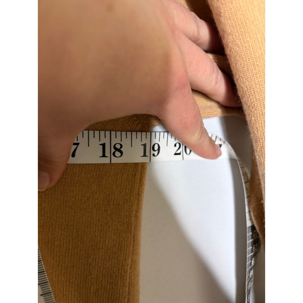 Berk by Ballantyne Tan Turtleneck 100% cashmere sz 38 US S - Picture 6 of 7